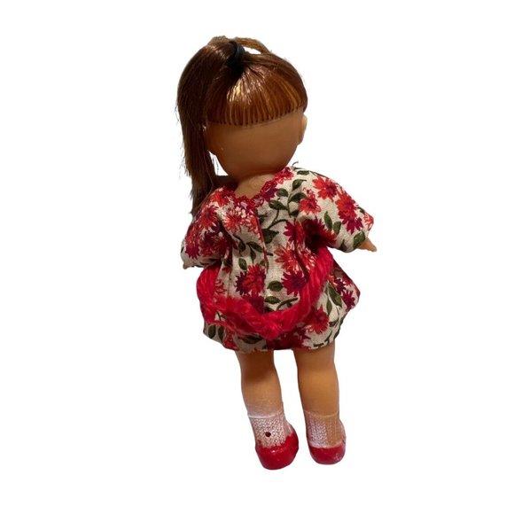 Side-Glancing Lot of 3 Posable 5" Dolls Japan Soft Rubber Painted Shoes/Socks - Picture 4 of 15